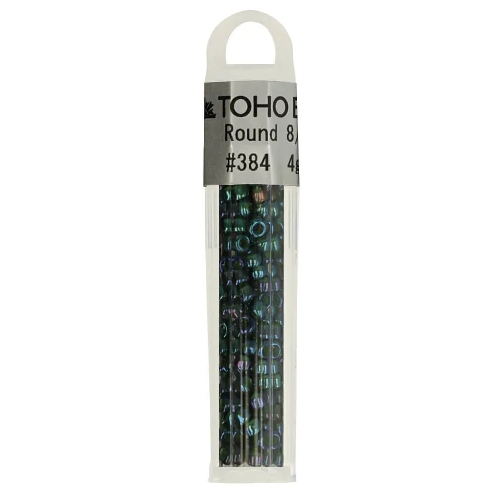 Image avec perles rondes en verre TOHO de haute qualité 8/0 – 4 g | tons variés – disponible chez Šarlotes audumi