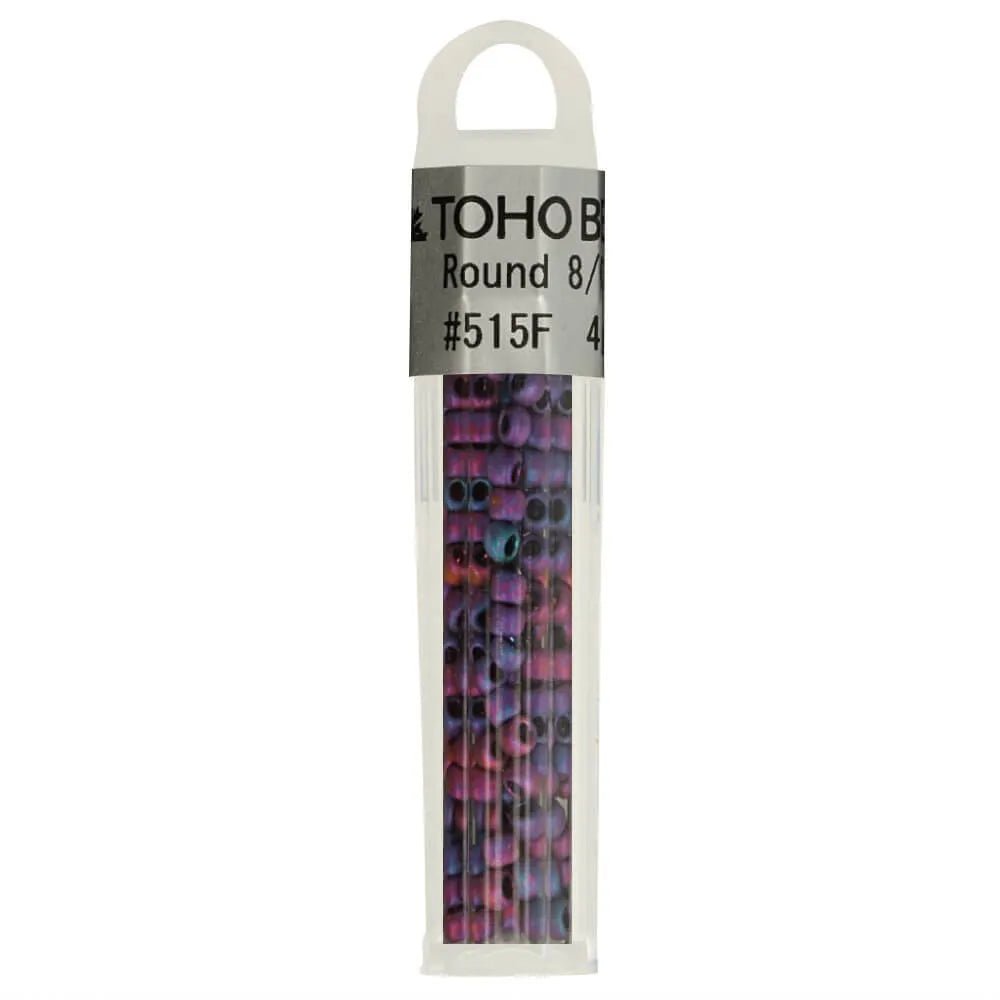 Image de perles rondes en verre TOHO de haute qualité 8/0 – 4 g | nuances variées – disponibles chez Šarlotes audumi