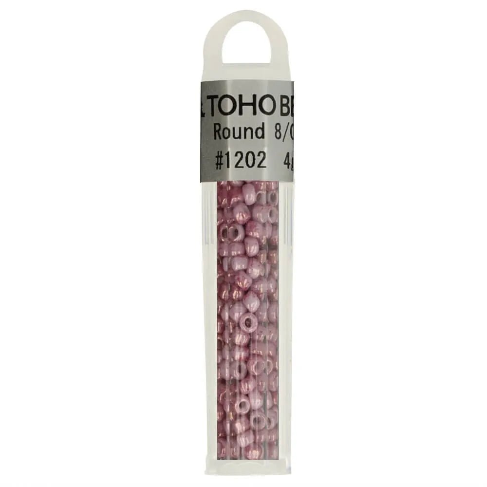Image de perles de verre rondes TOHO de haute qualité 8/0 – 4 g | nuances assorties – disponible chez Šarlotes audumi