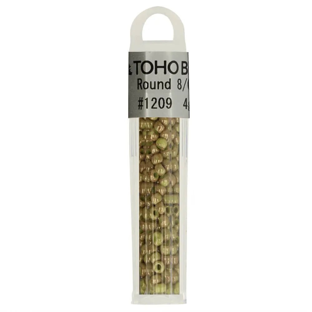 Image de perles rondes en verre TOHO de haute qualité 8/0 – 4 g | tons assortis – disponible chez Šarlotes audumi