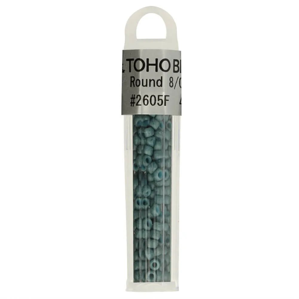 Image avec perles rondes en verre TOHO de haute qualité 8/0 – 4 g | nuances variées – disponible chez Šarlotes audumi