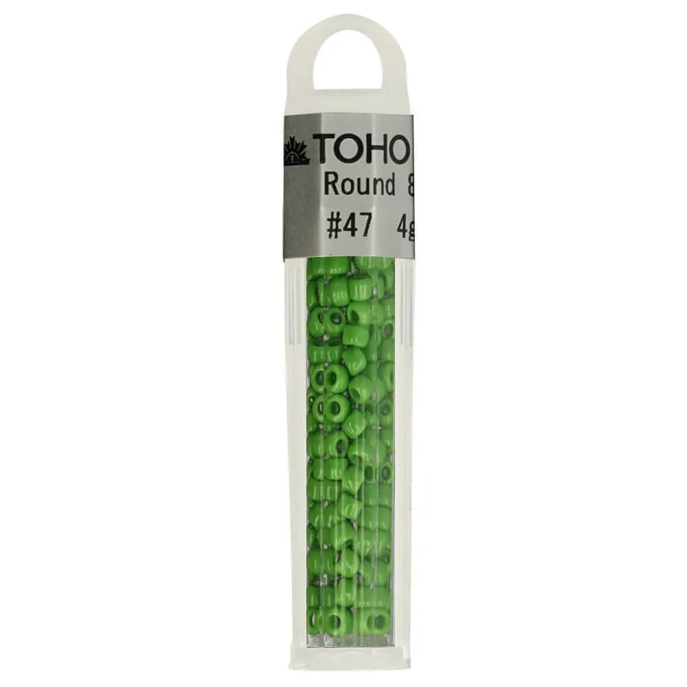 Image de perles de verre rondes TOHO de haute qualité 8/0 – 4 g | tons assortis – disponible chez Šarlotes audumi
