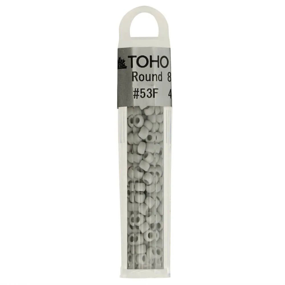 Image avec des perles rondes en verre TOHO de haute qualité 8/0 – 4 g | tons assortis – disponible chez Šarlotes audumi