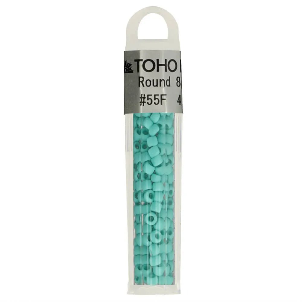 Image avec perles rondes en verre TOHO de haute qualité 8/0 – 4 g | tons assortis – disponible chez Šarlotes audumi