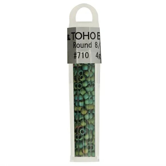 Image de perles rondes en verre TOHO de haute qualité 8/0 – 4 g | tons variés – disponible chez Šarlotes audumi