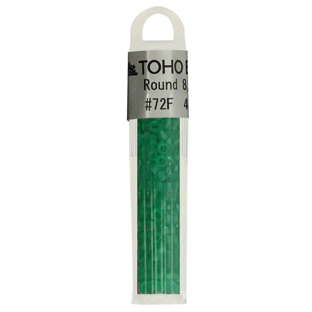 Image avec perles rondes en verre TOHO de haute qualité 8/0 – 4 g | tons assortis – disponible chez Šarlotes audumi