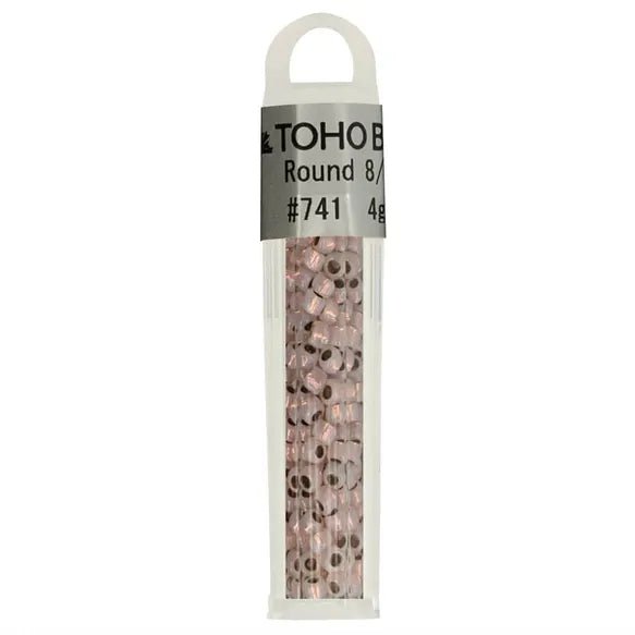 Image de perles rondes en verre TOHO de haute qualité 8/0 – 4 g | tons assortis – disponible chez Šarlotes audumi