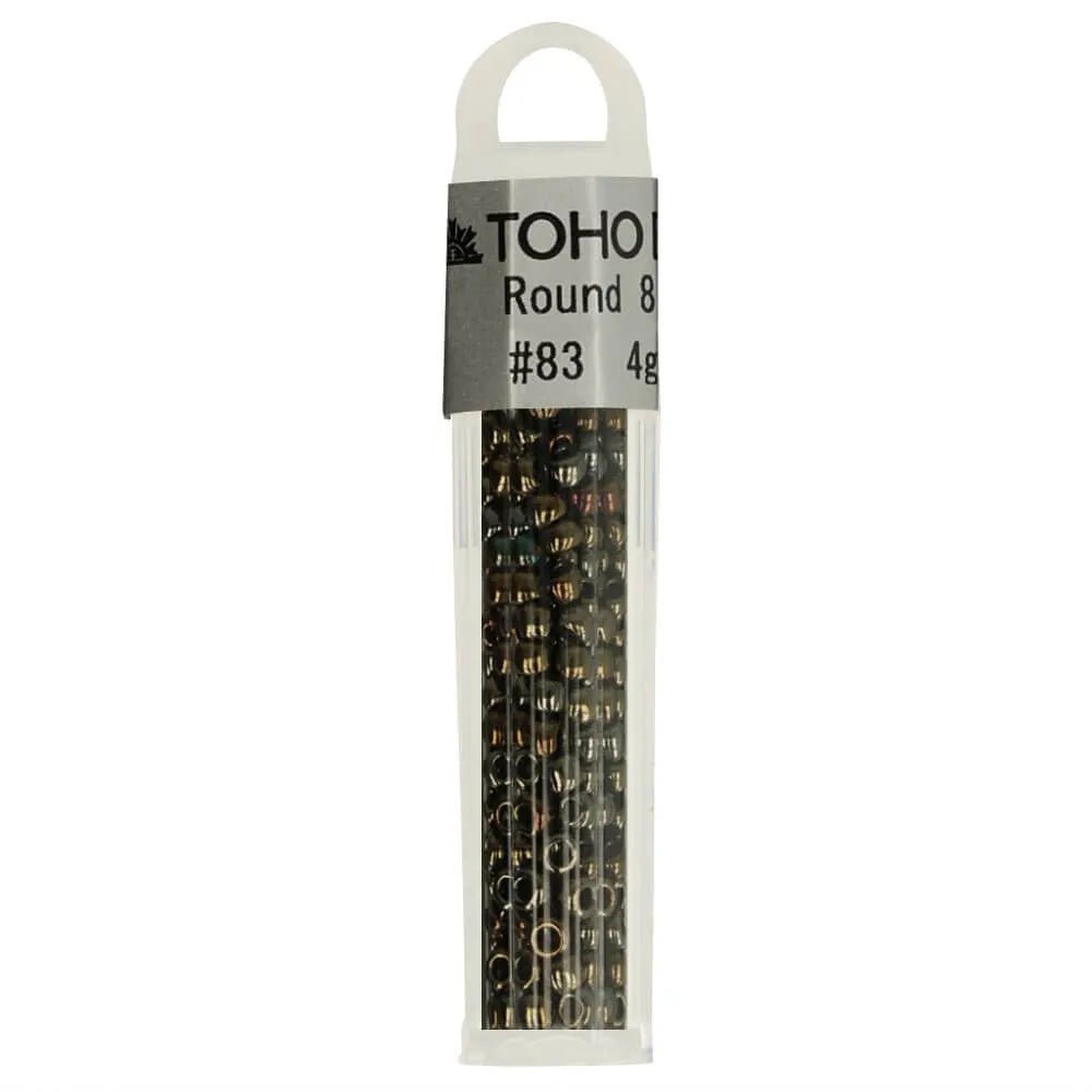 Image de perles rondes en verre TOHO de haute qualité 8/0 – 4 g | tons assortis – disponible chez Šarlotes audumi