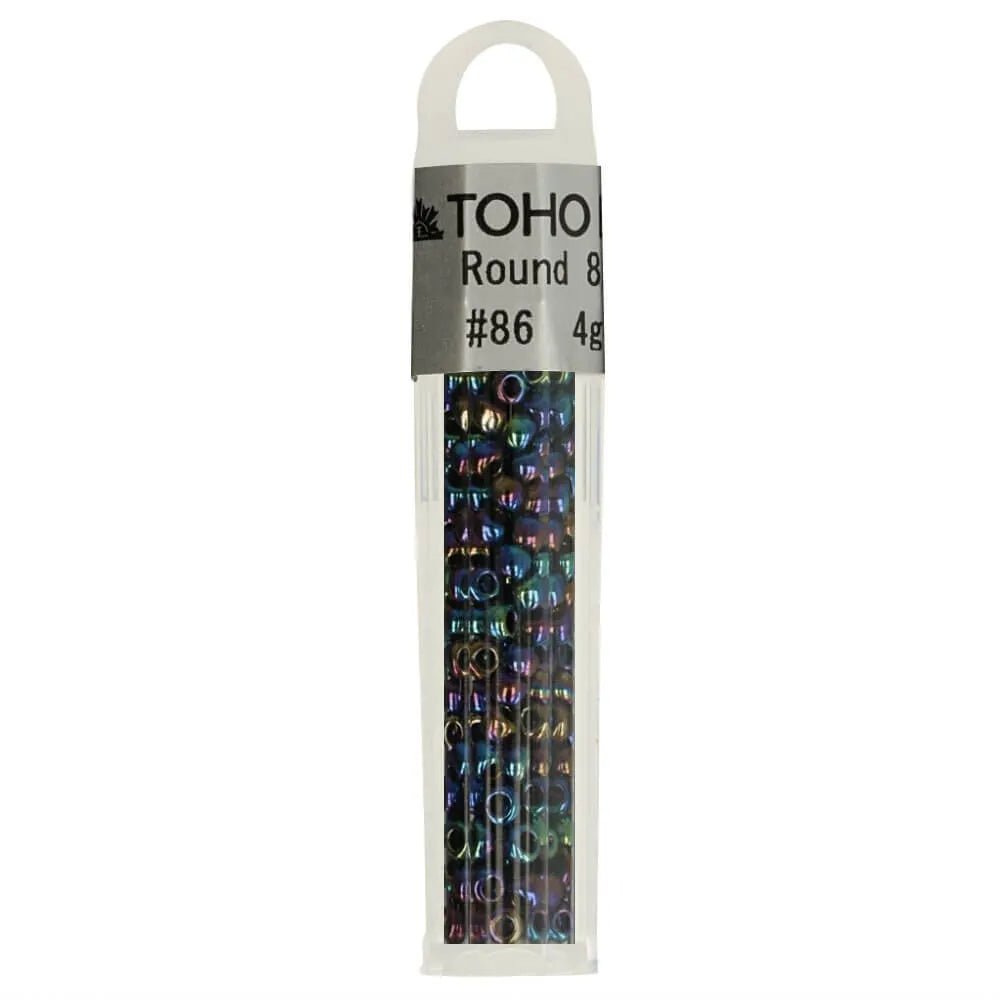 Image de perles rondes en verre TOHO de haute qualité 8/0 – 4 g | nuances variées – disponible chez Šarlotes audumi