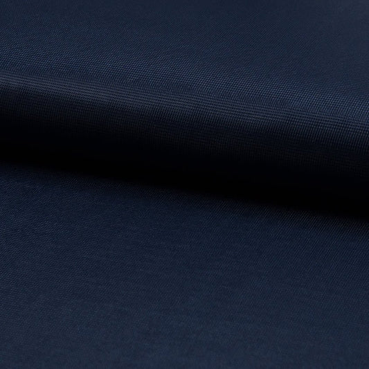 Image of dark blue knitted lining fabric – available online at Charlotte's Fabrics