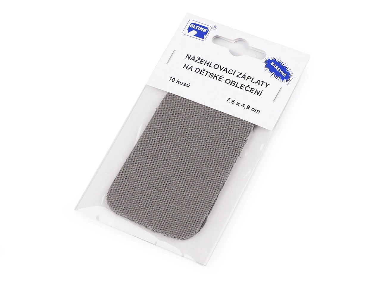 alt
Image with iron-on patch | 7.6 × 4.9 cm 10 pcs | assorted shades – available at Charlotte’s Fabrics