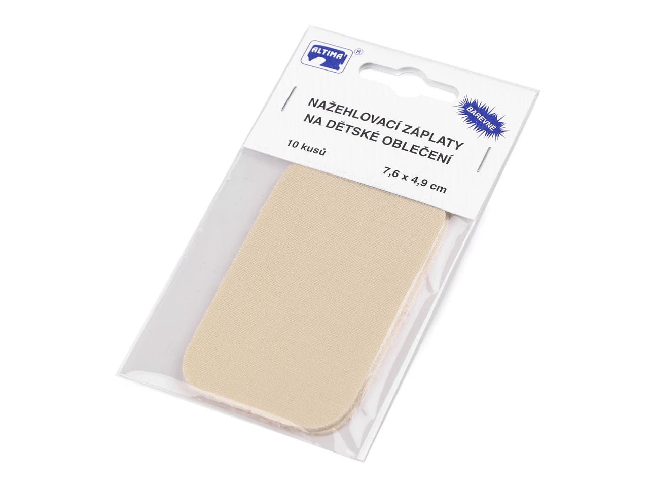 Image with iron-on patch | 7.6 × 4.9 cm 10 pcs.|various shades – available at Charlotte Fabrics