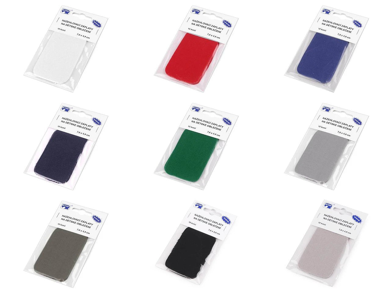 alt
Image with iron-on patch | 7.6 × 4.9 cm 10 pcs. | assorted shades – available at Charlotte's fabrics