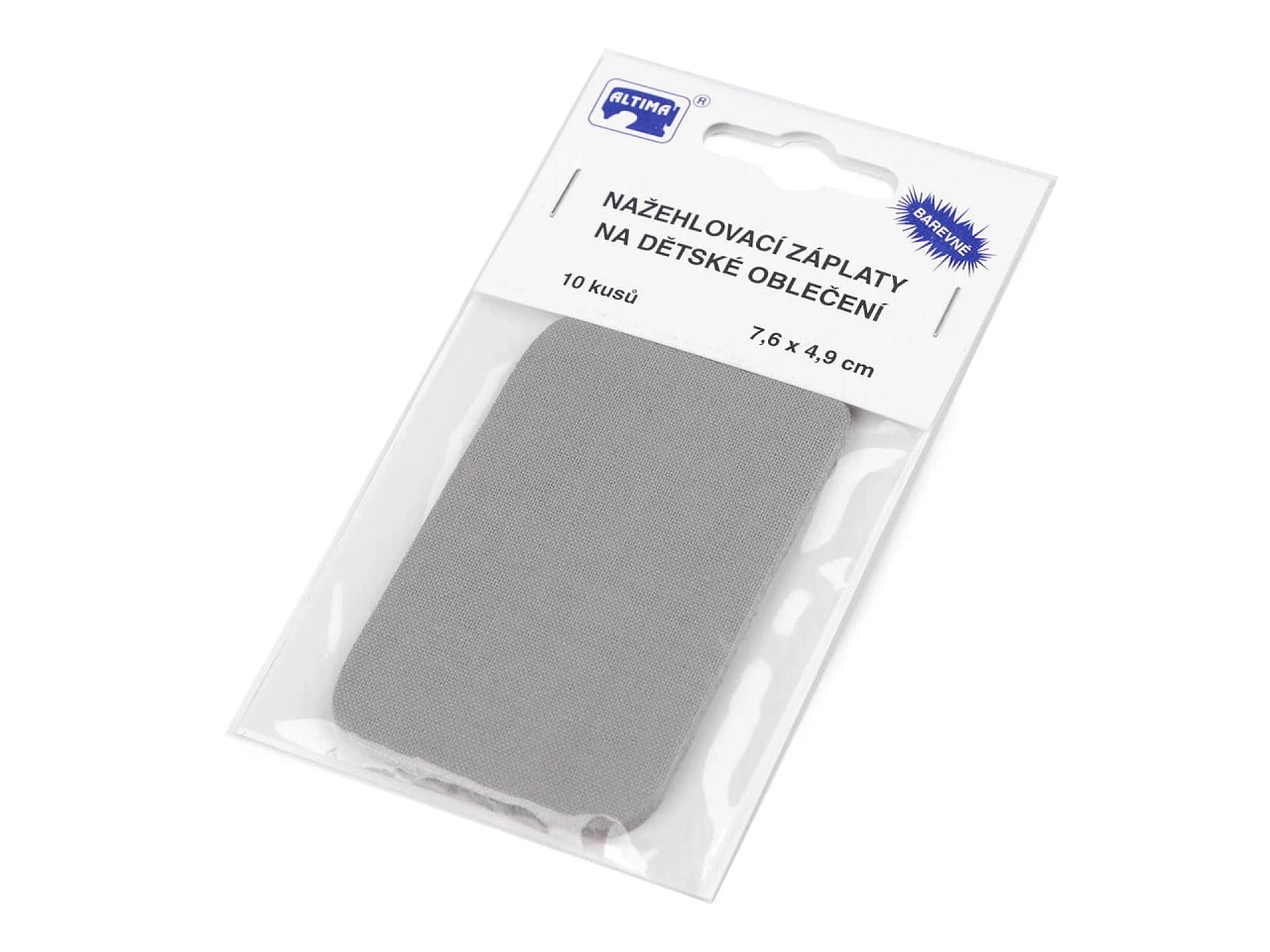 Image with iron-on patch | 7.6 × 4.9 cm 10 pcs. | assorted shades – available at Charlotte's Fabrics