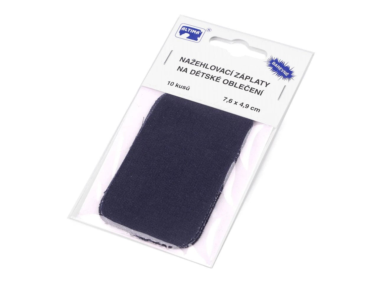 Image with iron-on patch | 7.6 × 4.9 cm 10 pcs.|assorted shades – available at Charlotte's Fabrics
