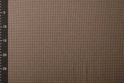 Tissu gaufré - brun 230 g/m²
