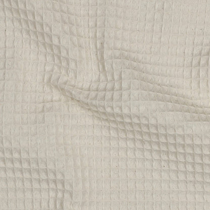 Image of waffle fabric-natural, unbleached – available online at Charlotte's Fabrics