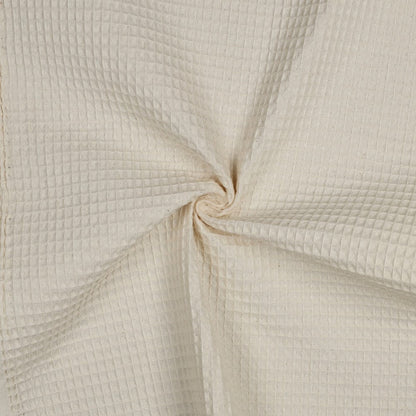 Image of waffle fabric-natural, unbleached – available online at Charlotte's Fabrics