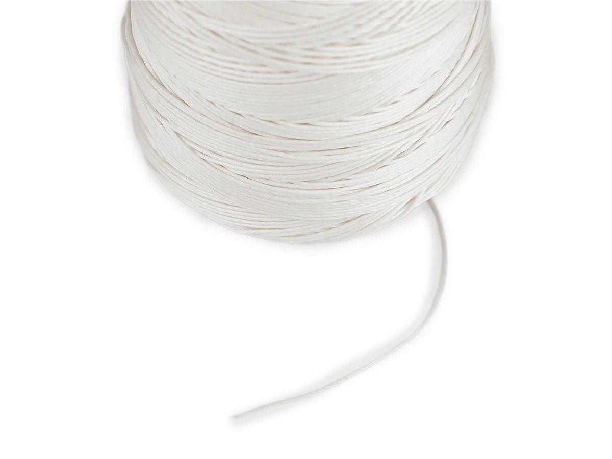 Image of 1.2 mm waxed cotton thread for leatherwork and bag making, available online at Charlotte Fabrics