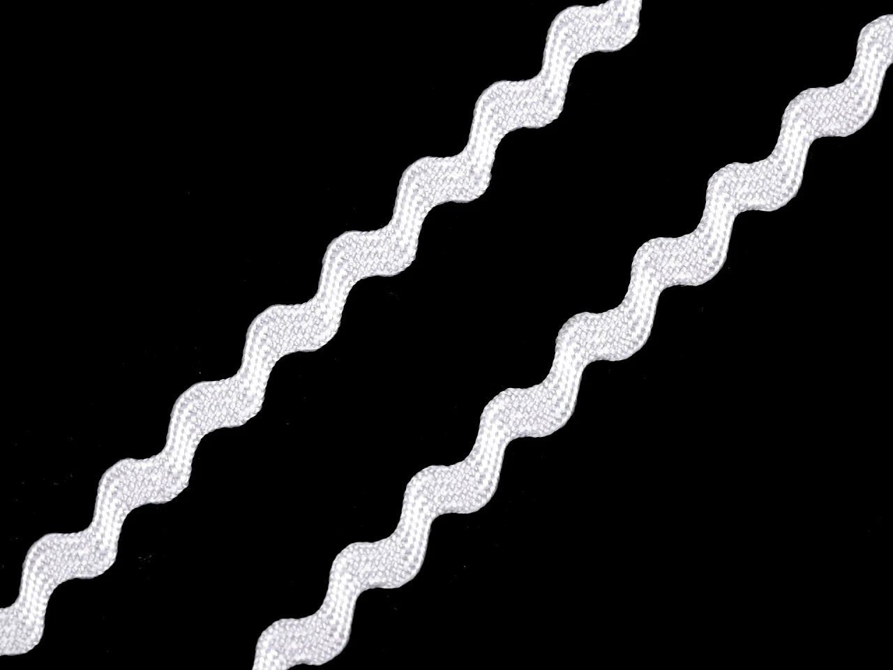 Image with Wavy decorative ribbon | 3,5 mm 28 m | assorted shades – available at Charlotte's fabrics