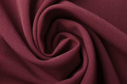 Gabardine de viscose avec élasthanne - rouge foncé 275 g/m²
