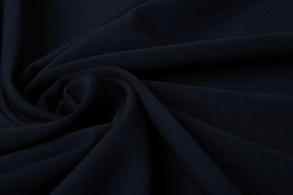 Tissu de costume en viscose avec élasthanne - bleu foncé 275 g/m²