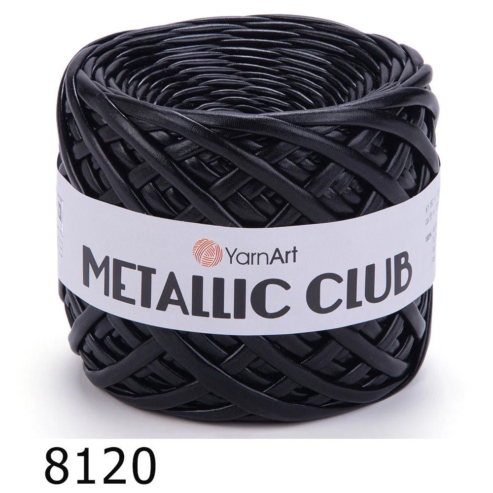 YarnArt Metallic Club – metallic ribbon yarn for crochet and crafts 180 g / 55 m – available online at Charlotte's Fabric