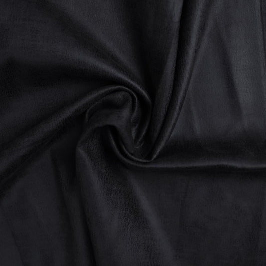 Image of suede fabric with elastane - dark blue 280 g/m² – available at Charlotte Fabrics