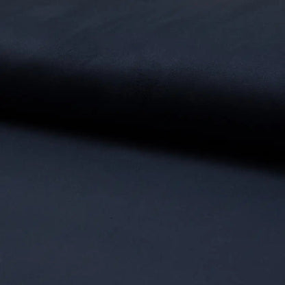 Image of dark blue suede knit fabric – available online at Šarlotes audumi