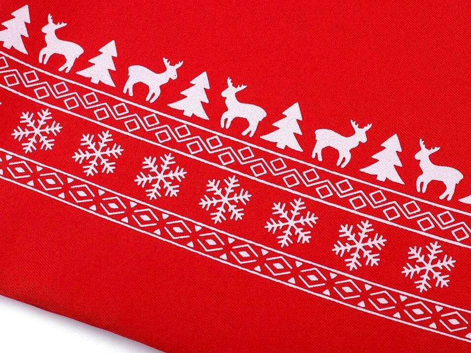 Image of a Christmas gift bag 30 × 35 cm – available online at Šarlotes audumi