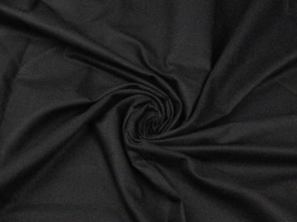 100 % tissu en coton noir 220 cm 146 g/m²
