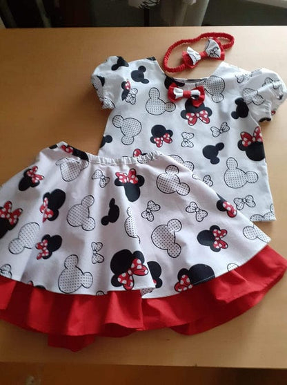 100% cotton fabric - red 125 g/m²