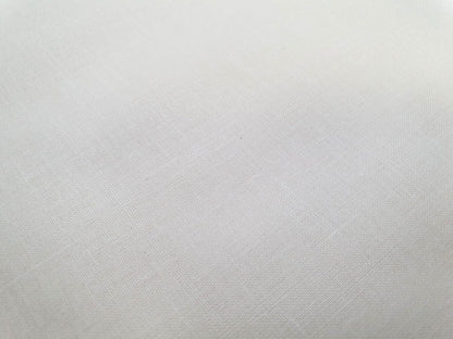 100% cotton fabric, snow white 125 g/m²