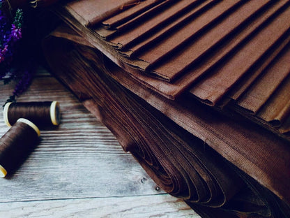 100% cotton fabric - chocolate brown 125 g/m²
