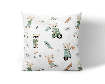100% Cotton Fabric - Sports Bear 125 g/m²