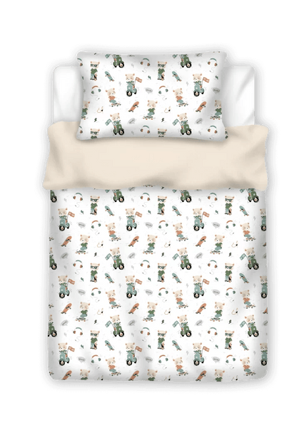 100% cotton fabric-sports bear 125 g/m²