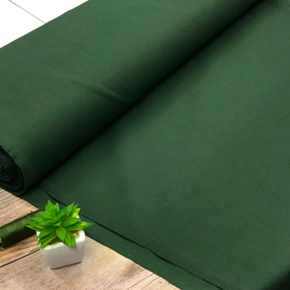 100% Cotton fabric-dark green 125 g/m²