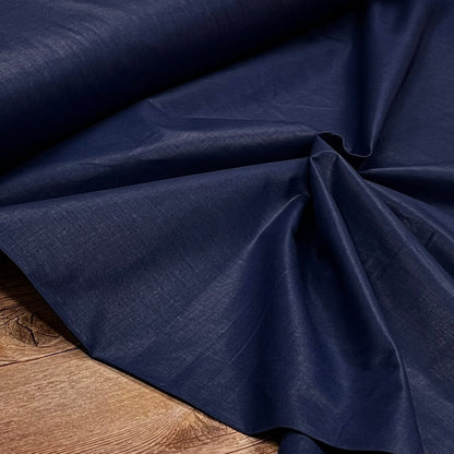 100% Cotton fabric-dark blue 125 g/m²