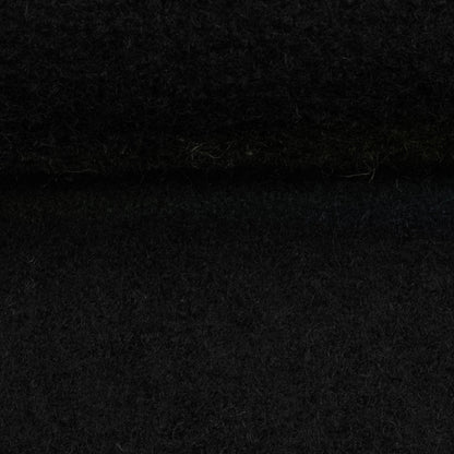 Tissu 100 % laine noir 385 g/m²