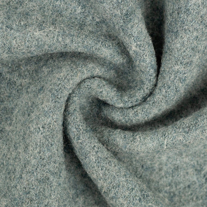 100 % tissu en laine, chiné menthe 385 g/m²