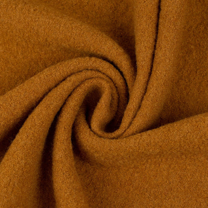 100% tissu en laine jaune orangé 385 g/m²