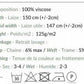 100% Viskozes audums-haki, melnbalts raksts 125 g/m²