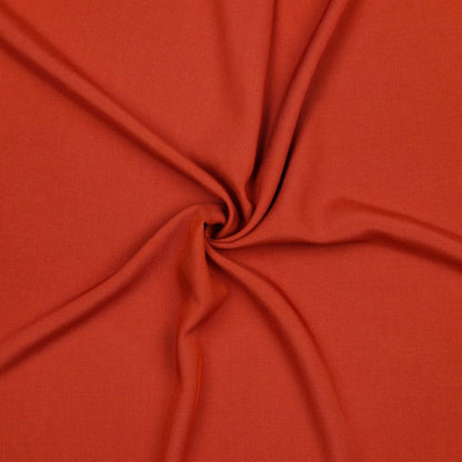 100% viscose fabric-brick red 100 g/m²