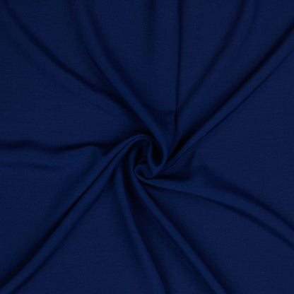 100% viscose fabric - dark blue 110 g/m²