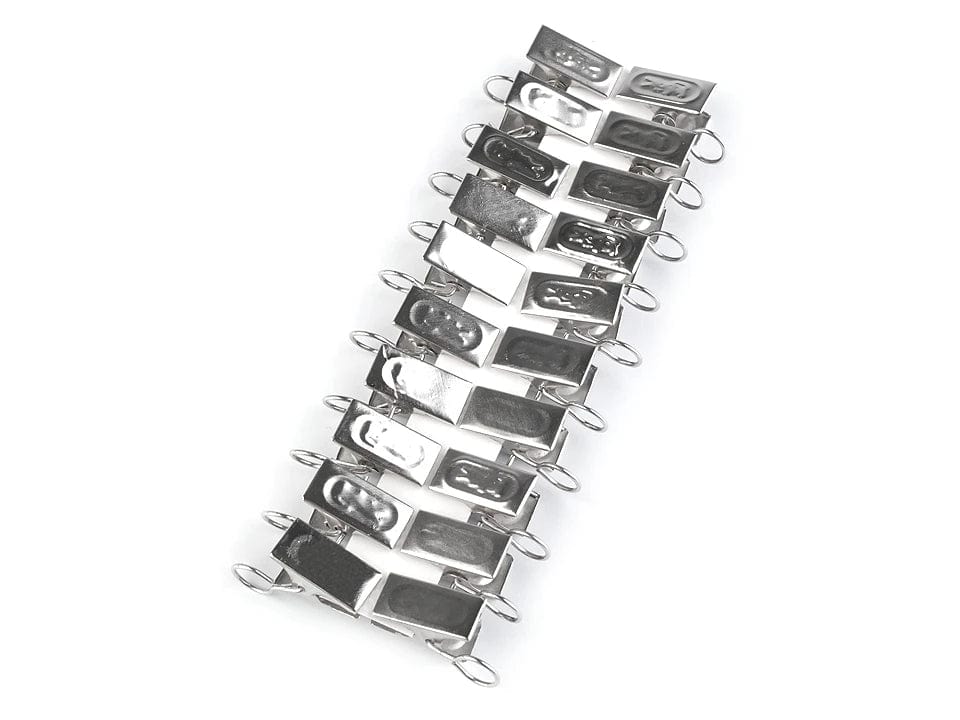 Pinces à rideaux (lot de 20) - argenté