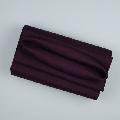 Bord de finition en tissu | manchette-aubergine 270 g/m²