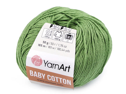 alt
Yarn Art Baby Cotton yarn - green 165m 50g #440