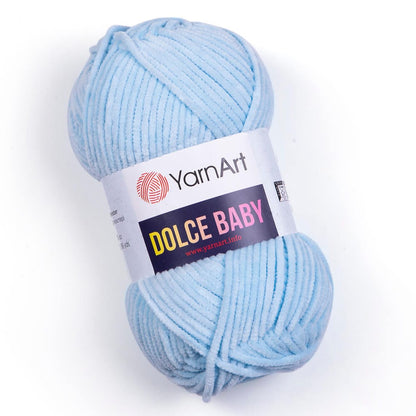 Yarn Art Dolce Baby-Zefir-Garn – hellblau 85m 50g #749