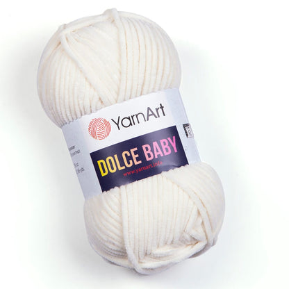 Yarn Art Dolce Baby-Zephyr-Garn in Creme, 85 m 50 g #745
