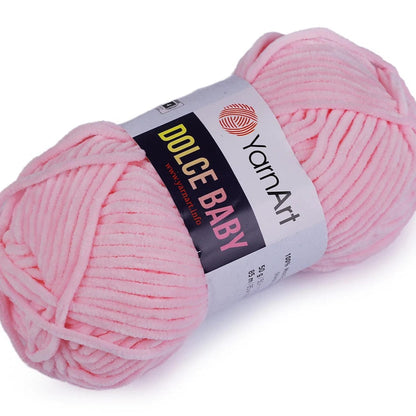 Garn Yarn Art Dolce Baby-Zefira Garn-rosa 85m 50g #750